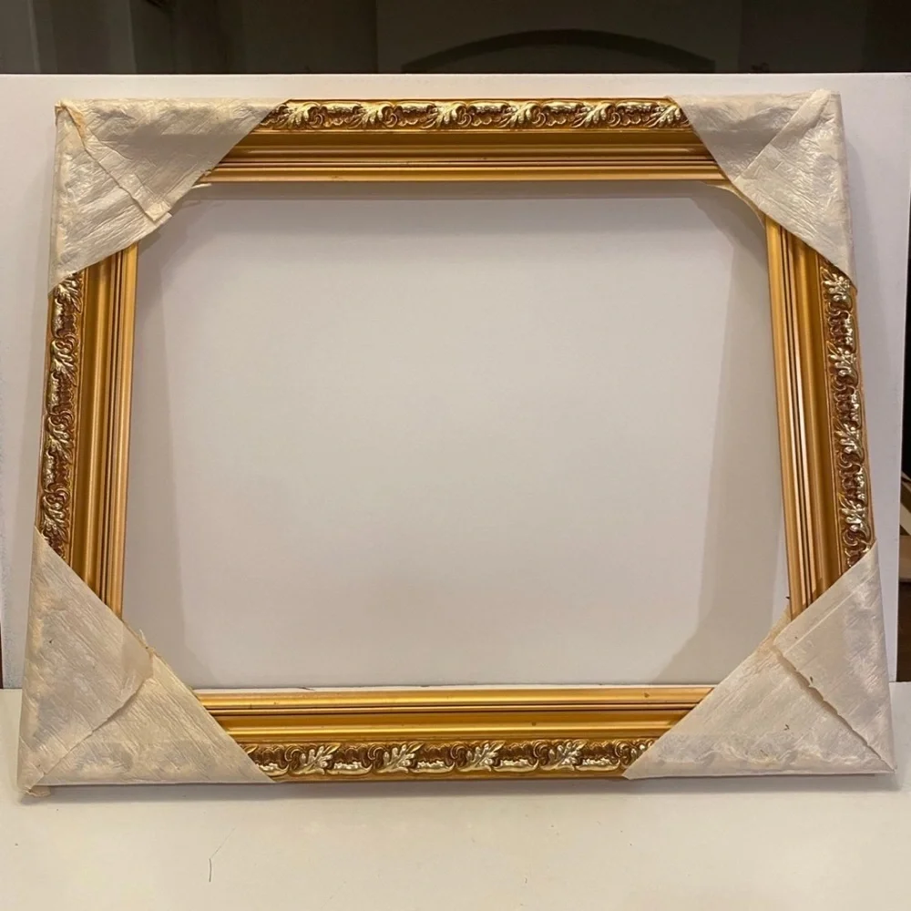 Vintage wooden picture frame no glass 20 x16